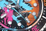Sea Dweller 43mm Carbon DIWF Best Edition Graffiti Dial on Black Nylon Strap A2824 - Image 5