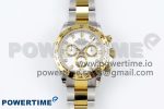 Daytona 116523 SS/YG VRF 1:1 Best Edition White Diamonds Dial on SS/YG Bracelet A7750