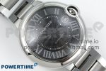 Ballon Bleu 40mm SS CHF 1:1 Best Edition Grey Texture Dial on SS Bracelet A2824 - Image 3