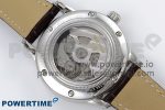 Grand Seiko Elegance GMT SS GSF 1:1 Best Edition Cream Dial on Brown Leather Strap NH34 - Image 8