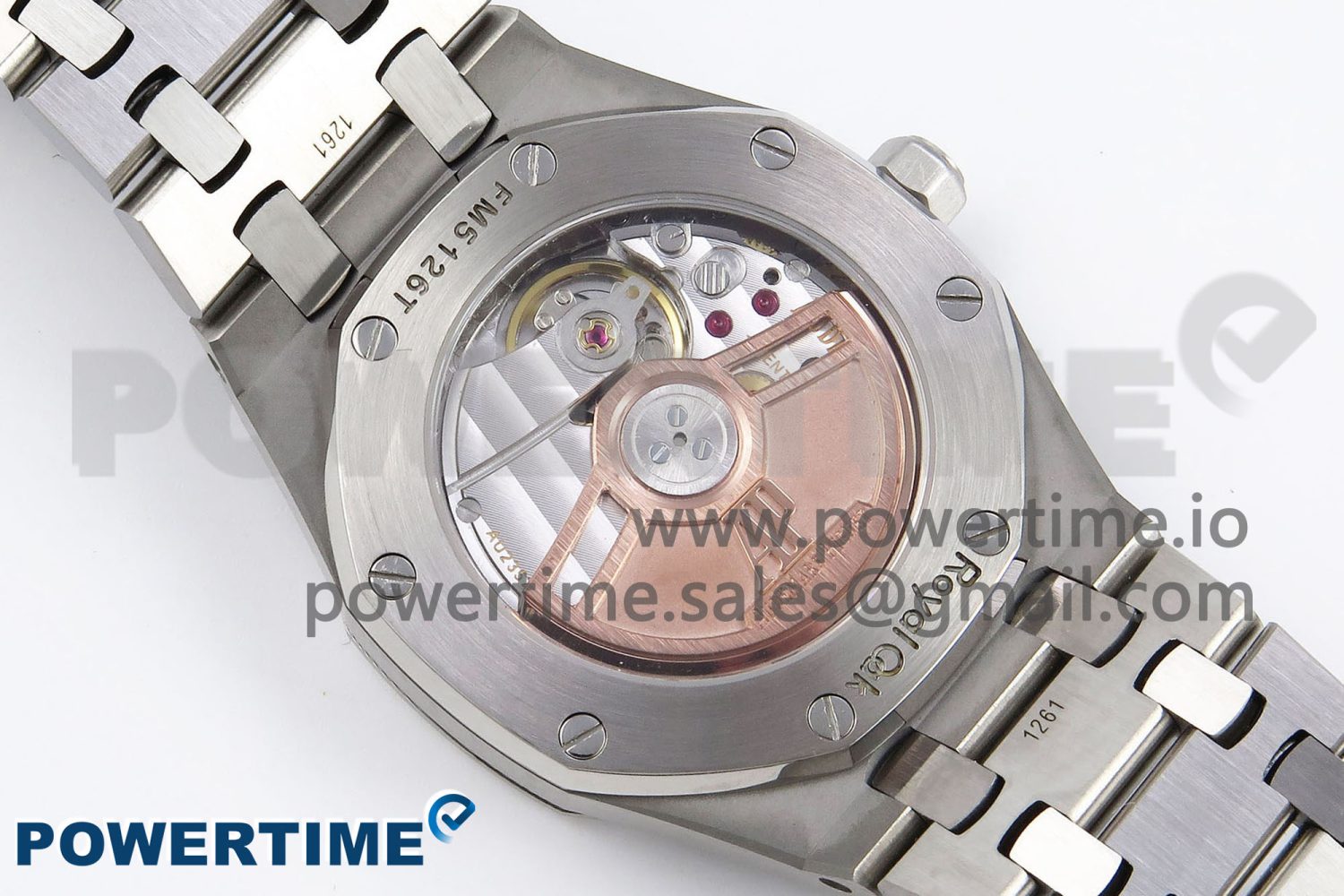 Royal Oak 34mm SS ZF 1:1 Best Edition White Textured Dial on SS Bracelet A5800 - Image 11