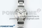 Ballon Bleu 40mm SS CHF 1:1 Best Edition White Texture Dial on SS Bracelet A2824