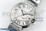 Ballon Bleu 40mm SS CHF 1:1 Best Edition White Texture Dial on SS Bracelet A2824 - Image 2