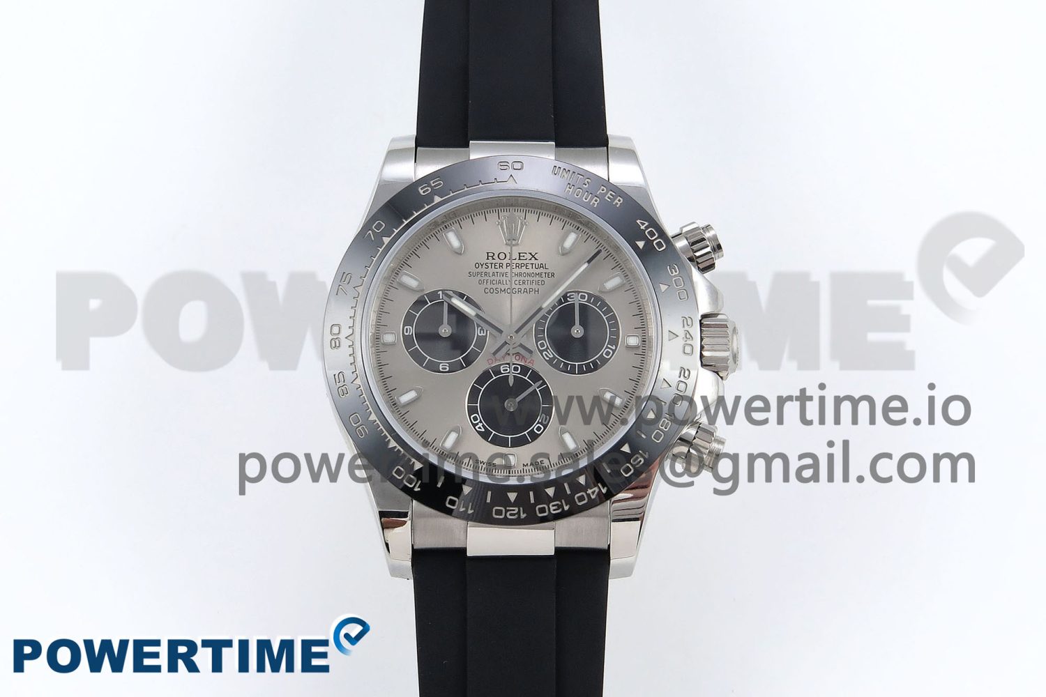 Daytona 116519 VRF 1:1 Best Edition Gray Dial on Oysterflex Rubber Strap A7750 - Image 1