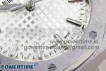 Royal Oak 34mm SS ZF 1:1 Best Edition White Textured Dial on SS Bracelet A5800 - Image 5