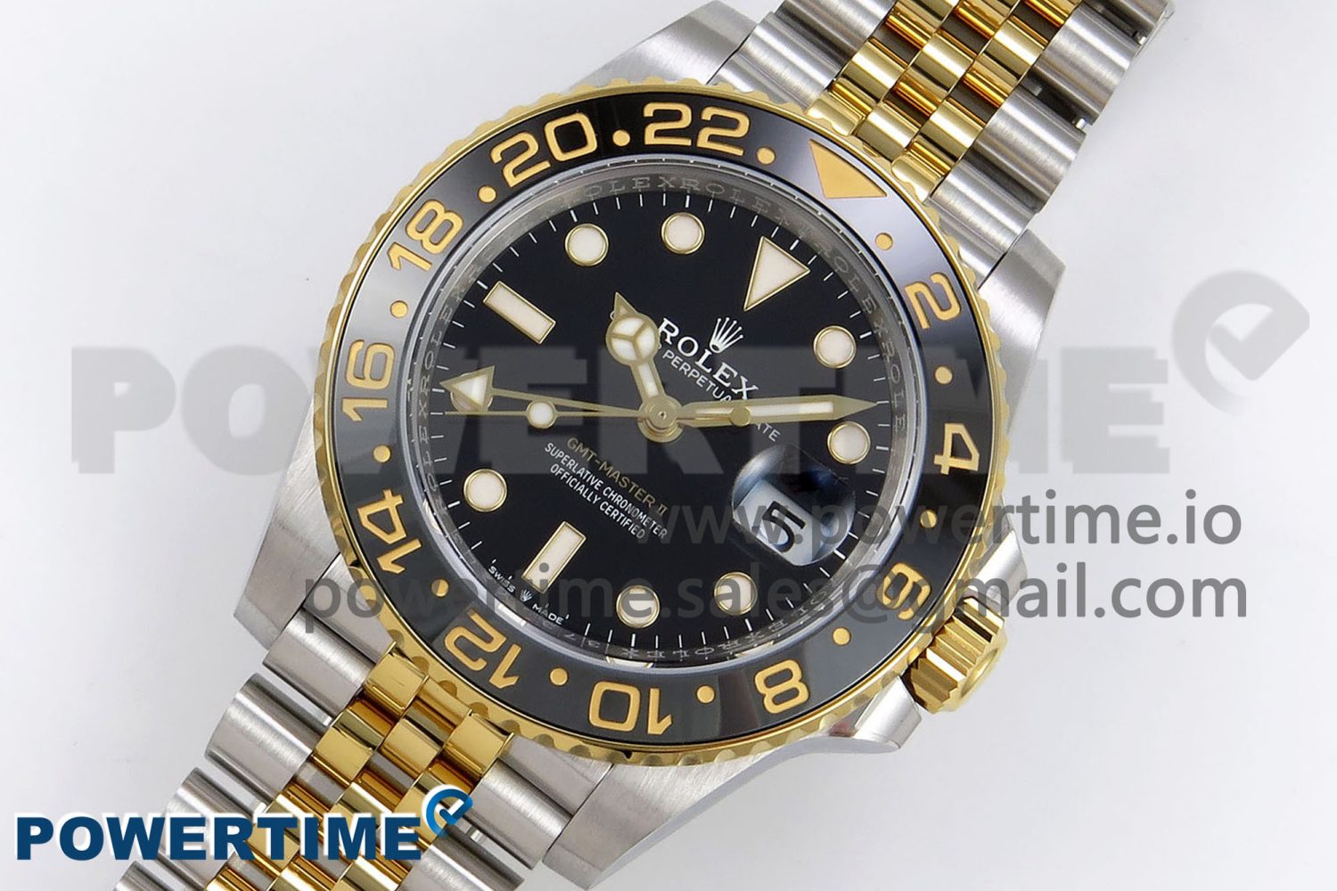 GMT-Master II 126713 GRNR ARF 1:1 Best Edition Black Dial on YG/SS Jubilee Bracelet VR3285 CHS - Image 2