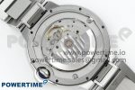 Ballon Bleu 42mm SS CHF 1:1 Best Edition Grey Texture Dial on SS Bracelet A2824 - Image 9