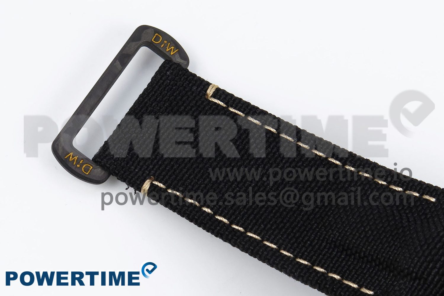 Sea Dweller 43mm Carbon DIWF Best Edition Black Dial YG Bezel on Black Nylon Strap A2824 - Image 11