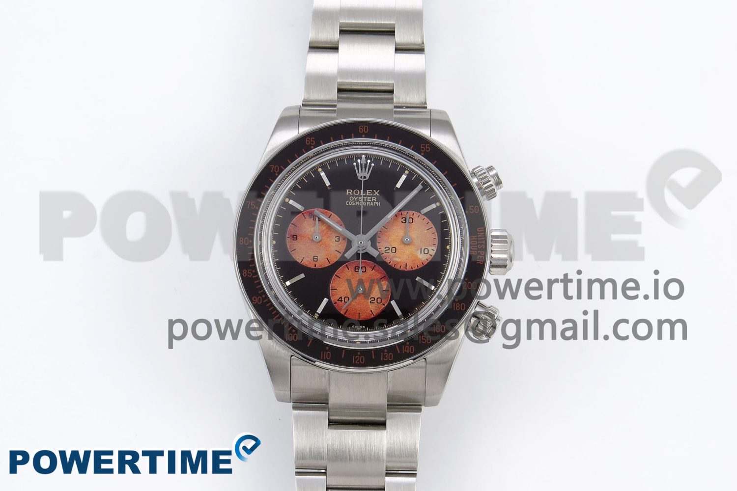 Daytona SS ADGF Best Edition Black/Orange Dial on SS Bracelet A7750 - Image 1