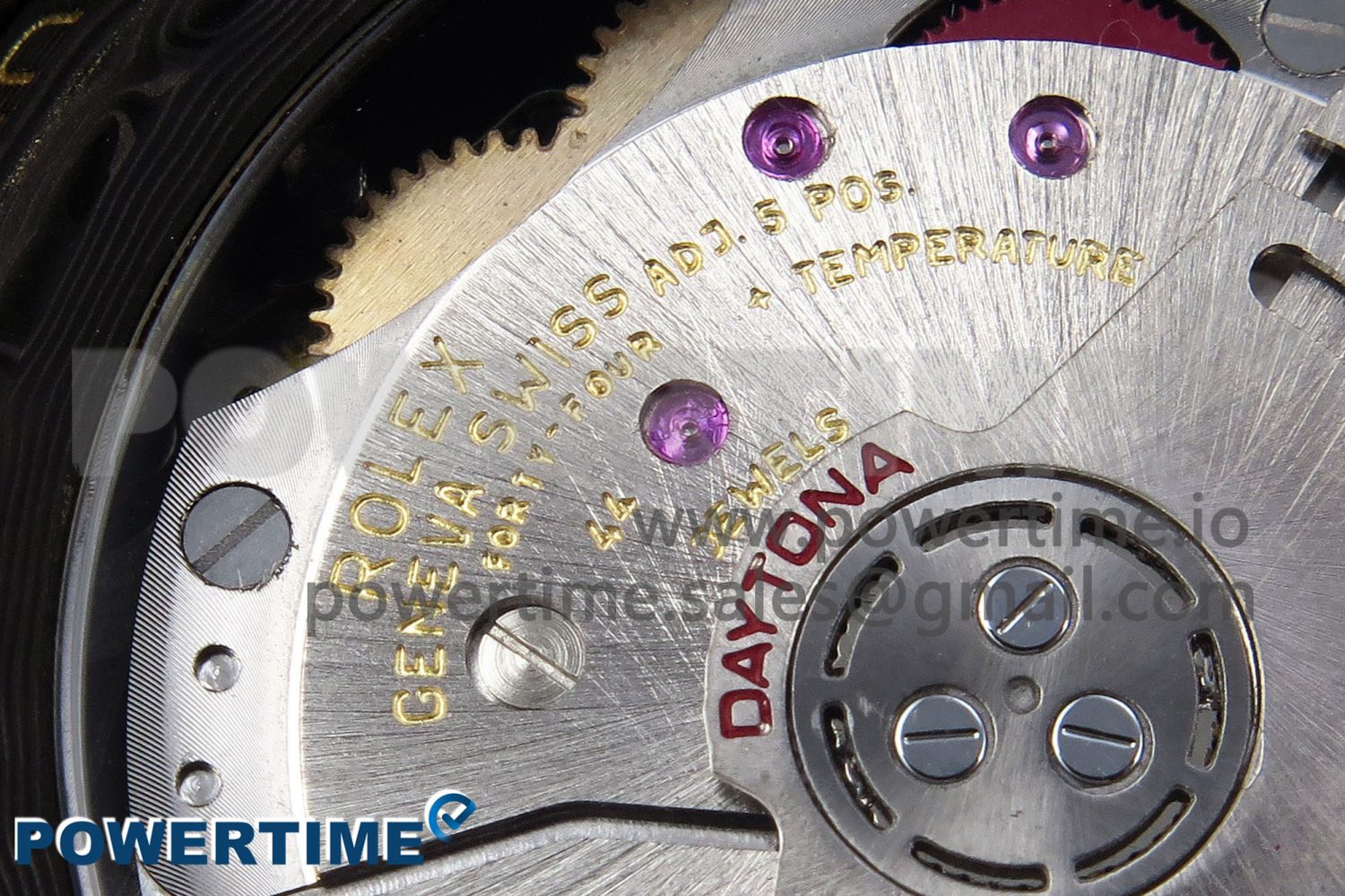 Daytona DIW Carbon Case DIWF Edition Black Dial Rainbow Diamonds Bezel on Brown Nylon Strap A7750 - Image 10