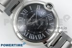 Ballon Bleu 42mm SS CHF 1:1 Best Edition Grey Texture Dial on SS Bracelet A2824 - Image 3