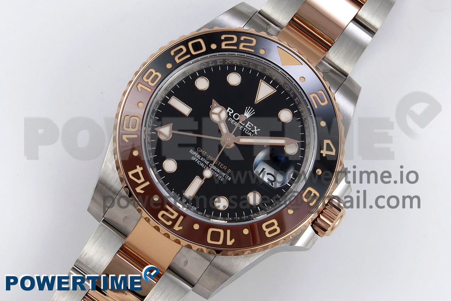 GMT-Master II 126711 CHNR ARF 1:1 Best Edition Black Dial on RG/SS Bracelet VR3285 CHS - Image 2
