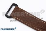 Daytona DIW Carbon Case DIWF Edition Black Dial Rainbow Diamonds Bezel on Brown Nylon Strap A7750 - Image 12