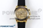 Daytona 116518 Clean 1:1 Best Edition YG Dial on Oysterflex Rubber Strap SA4130