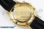 Daytona 116518 Clean 1:1 Best Edition YG Dial on Oysterflex Rubber Strap SA4130 - Image 8