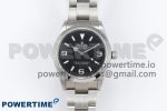 Explorer 124270 36mm 904L Steel KRF 1:1 Best Edition Black Dial on SS Bracelet A2824