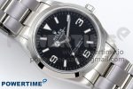 Explorer 124270 36mm 904L Steel KRF 1:1 Best Edition Black Dial on SS Bracelet A2824 - Image 3