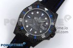 Submariner DIW Carbon IPKF 1:1 Best Edition Black/Blue Dial on Black Nylon Strap VR3135 - Image 2