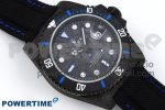 Submariner DIW Carbon IPKF 1:1 Best Edition Black/Blue Dial on Black Nylon Strap VR3135 - Image 3