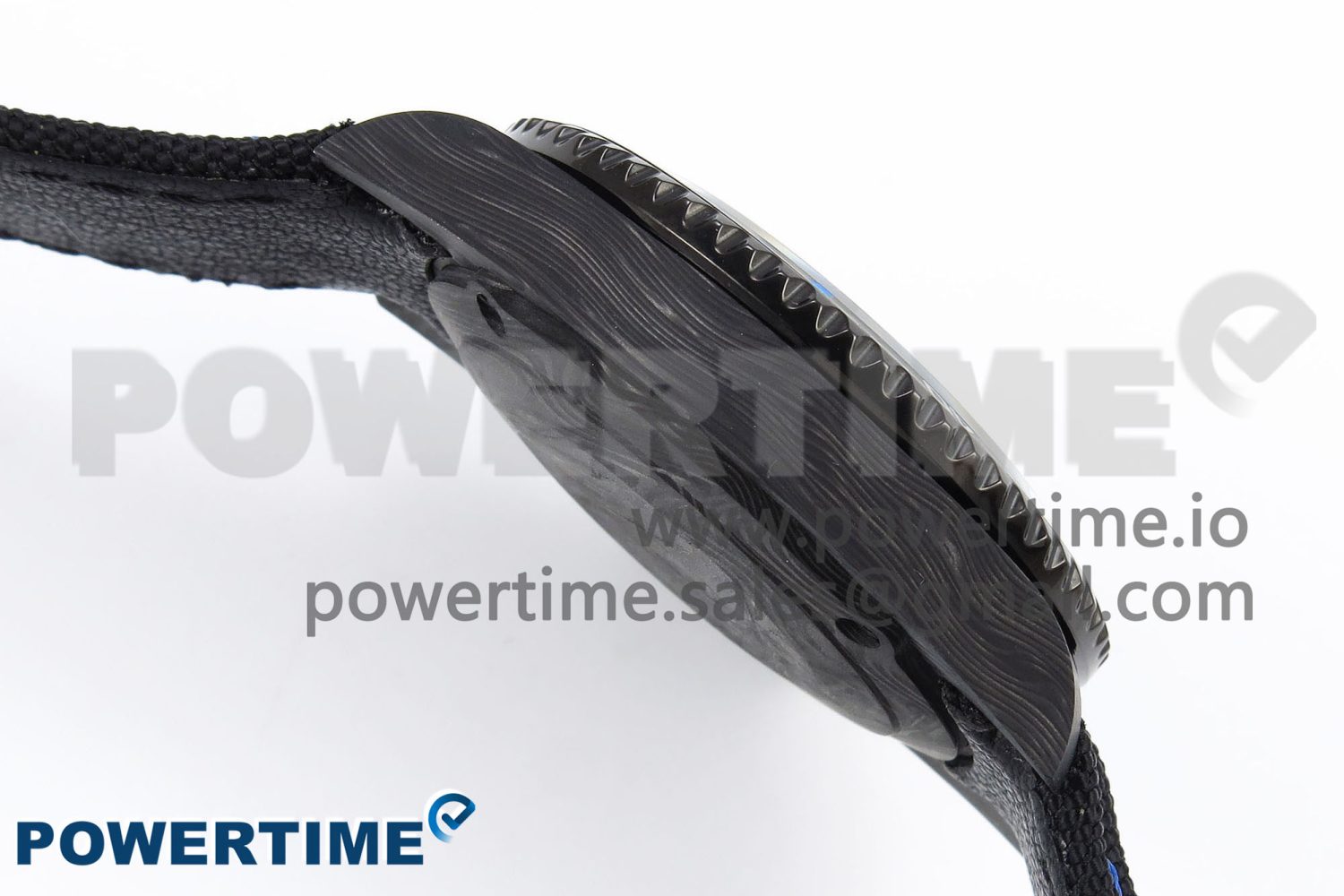 Submariner DIW Carbon IPKF 1:1 Best Edition Black/Blue Dial on Black Nylon Strap VR3135 - Image 8