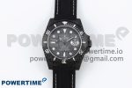 Submariner DIW Carbon IPKF 1:1 Best Edition Black/White Dial on Black Nylon Strap VR3135