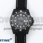 Submariner DIW Carbon IPKF 1:1 Best Edition Black/White Dial on Black Nylon Strap VR3135