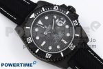 Submariner DIW Carbon IPKF 1:1 Best Edition Black/White Dial on Black Nylon Strap VR3135 - Image 3