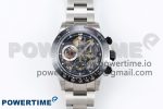 Daytona Skeleton SONIC Best Edition Ceramic Bezel Skeleton Dial on SS Oyster Bracelet SA4130