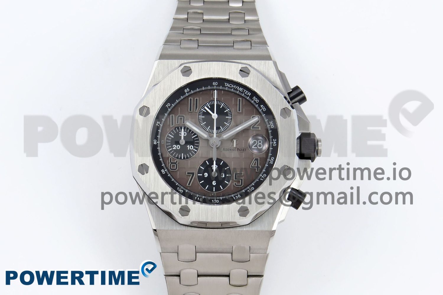 Royal Oak Offshore 42mm SS APF 1:1 Best Edition Brown Dial on SS Bracelet A3126 - Image 1