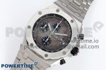 Royal Oak Offshore 42mm SS APF 1:1 Best Edition Brown Dial on SS Bracelet A3126 - Image 2