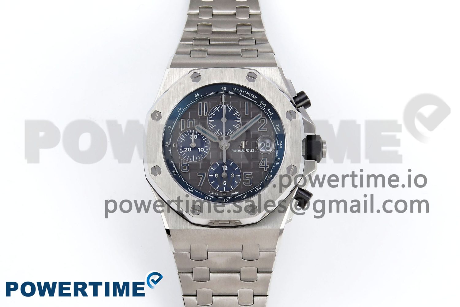Royal Oak Offshore 42mm SS APF 1:1 Best Edition Grey Dial on SS Bracelet A3126 - Image 1
