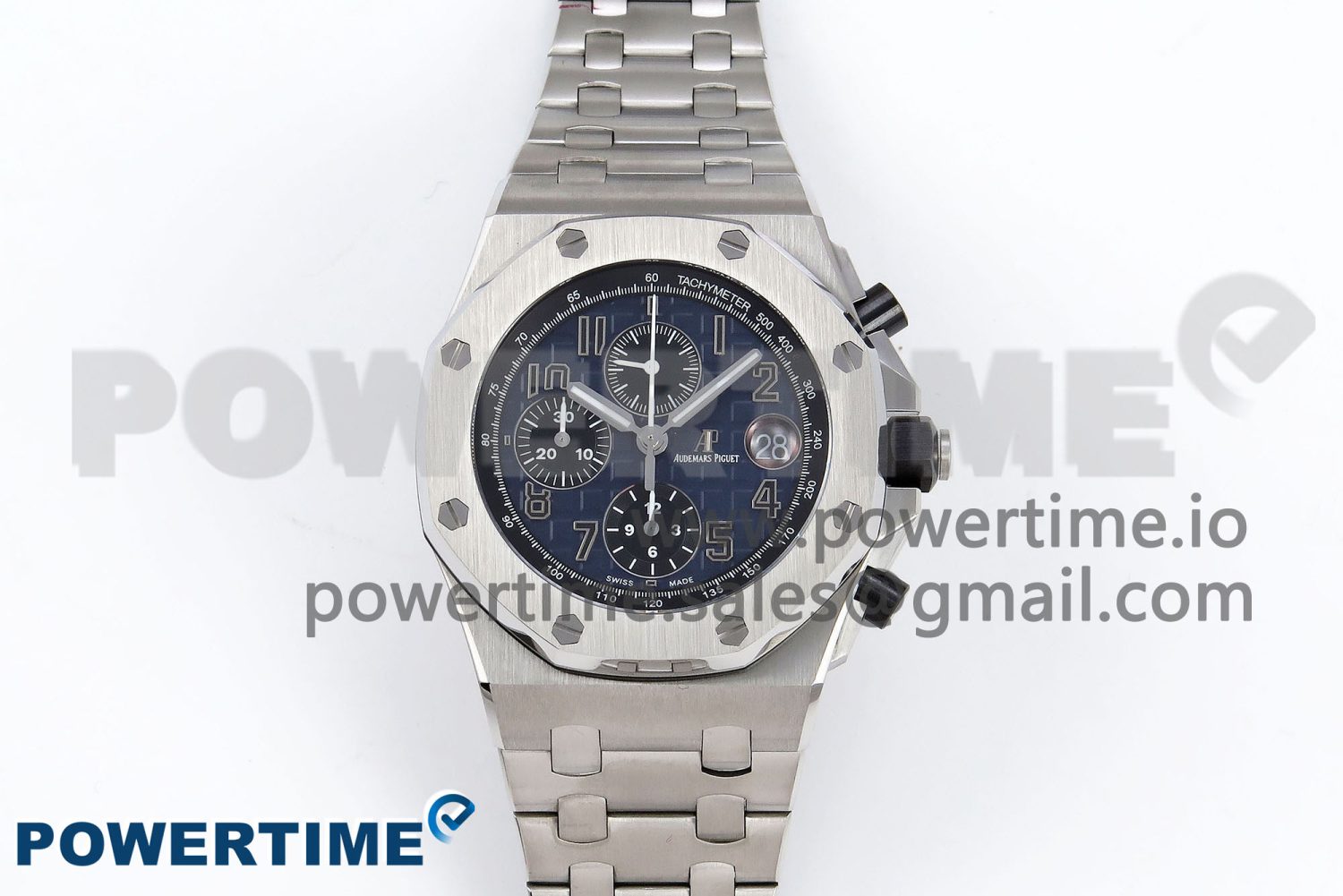 Royal Oak Offshore 42mm SS APF 1:1 Best Edition Blue Dial on SS Bracelet A3126 - Image 1