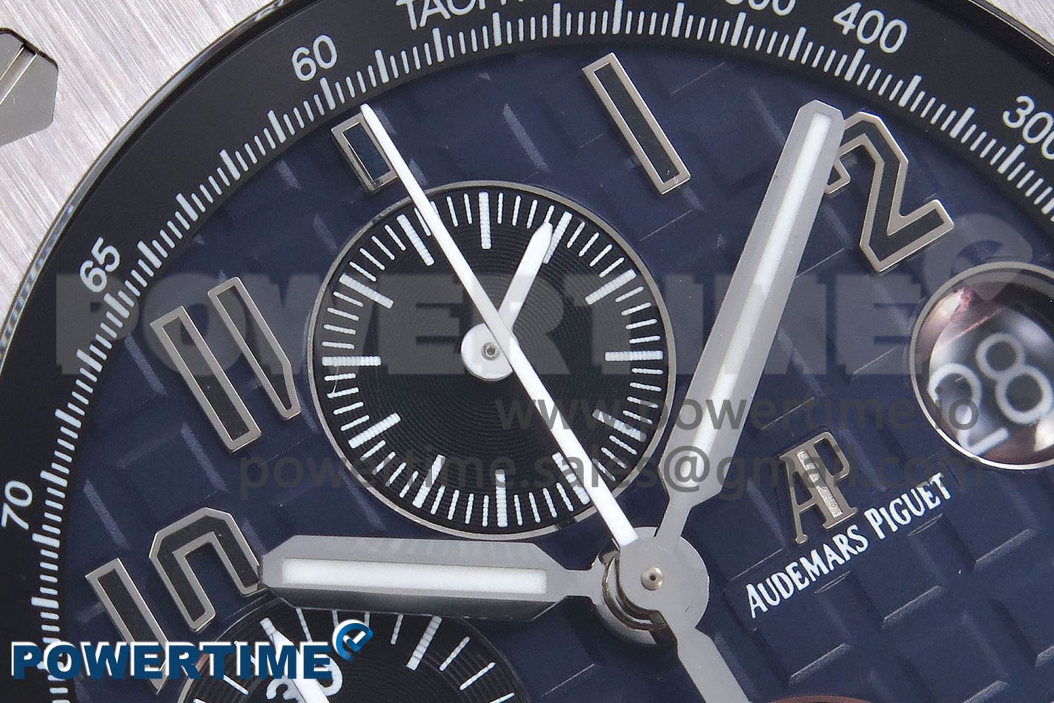 Royal Oak Offshore 42mm SS APF 1:1 Best Edition Blue Dial on SS Bracelet A3126 - Image 4