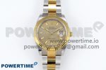 DateJust 41 126333 Clean 1:1 Best Edition 904L Steel YG Textured Dial on SS/YG Oyster Bracelet VR3235