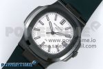 AET Nautilus 5711 Green Ceramic AMGF Best Edition White Dial on Green Rubber Strap MIYOTA 9015 - Image 2