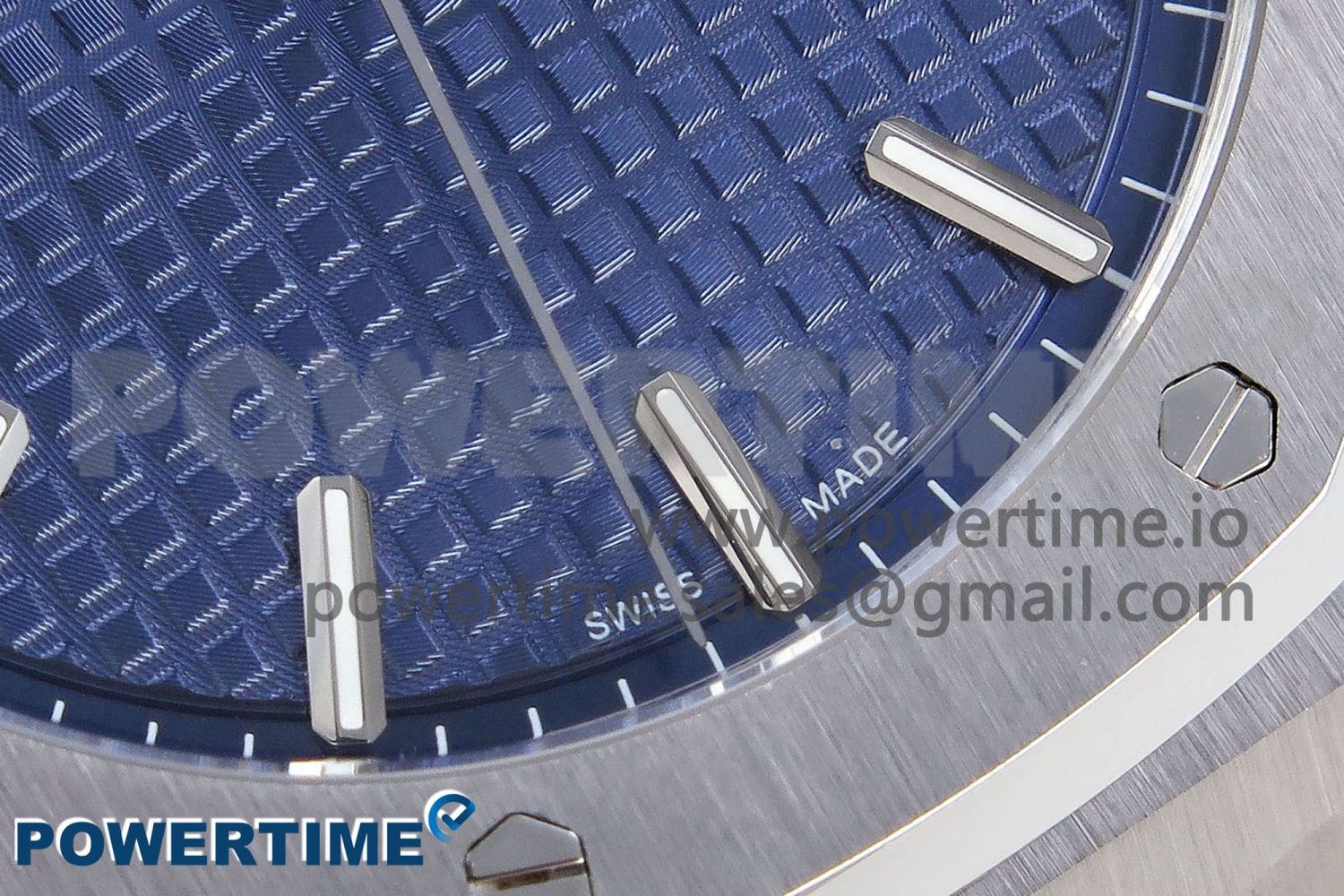 Royal Oak 41mm 15500 SS SF 1:1 Best Edition Blue Dial on SS Bracelet SA4302 Super Clone - Image 5