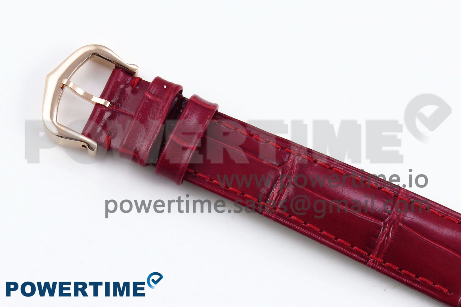 Ballon Bleu 33mm RG AF 1:1 Best Edition Silver Dial Diamonds Bezel on Red Leather Strap SEIKO NH05A - Image 13