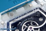 RM51 Transparent Tourbillon RMF Best Edition Tiger/Dragon Dial on Blue Rubber Strap - Image 9