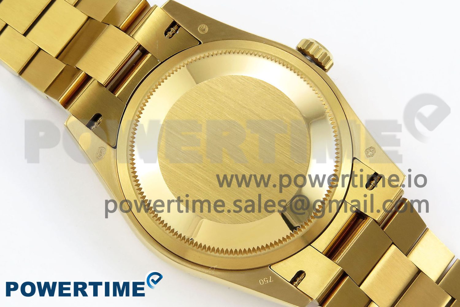 Day Date 36 YG TWSF Best Edition Orange/Red Roman Diamonds Dial on YG Bracelet A2836 - Image 8