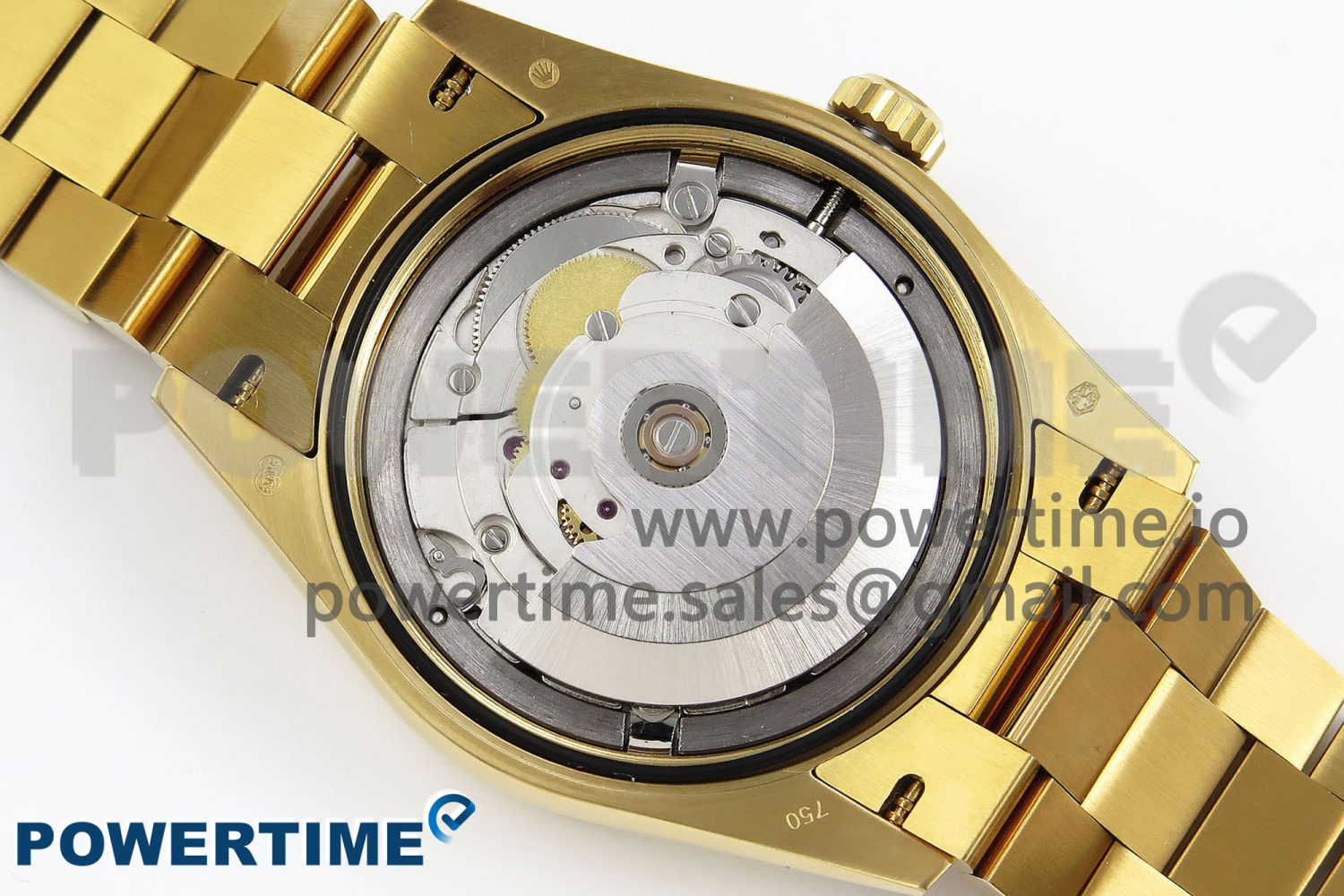 Day Date 36 YG TWSF Best Edition Orange/Red Roman Diamonds Dial on YG Bracelet A2836 - Image 10