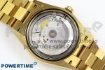 Day Date 36 YG TWSF Best Edition Orange/Red Roman Diamonds Dial on YG Bracelet A2836 - Image 10