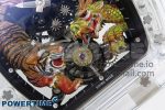 RM51 Transparent Tourbillon RMF Best Edition Tiger/Dragon Dial on White Rubber Strap - Image 5