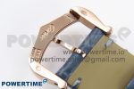 Ballon Bleu 33mm RG AF 1:1 Best Edition RG Dial Diamonds Bezel on Blue Leather Strap SEIKO NH05A - Image 8
