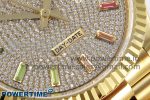 Day Date 36 YG TWSF Best Edition Diamonds Dial on YG Bracelet A2836 - Image 5