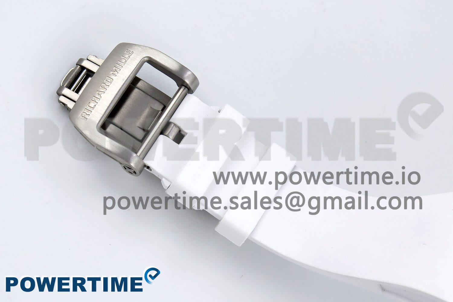 RM51 Transparent Tourbillon RMF Best Edition Tiger/Dragon Dial on White Rubber Strap - Image 11