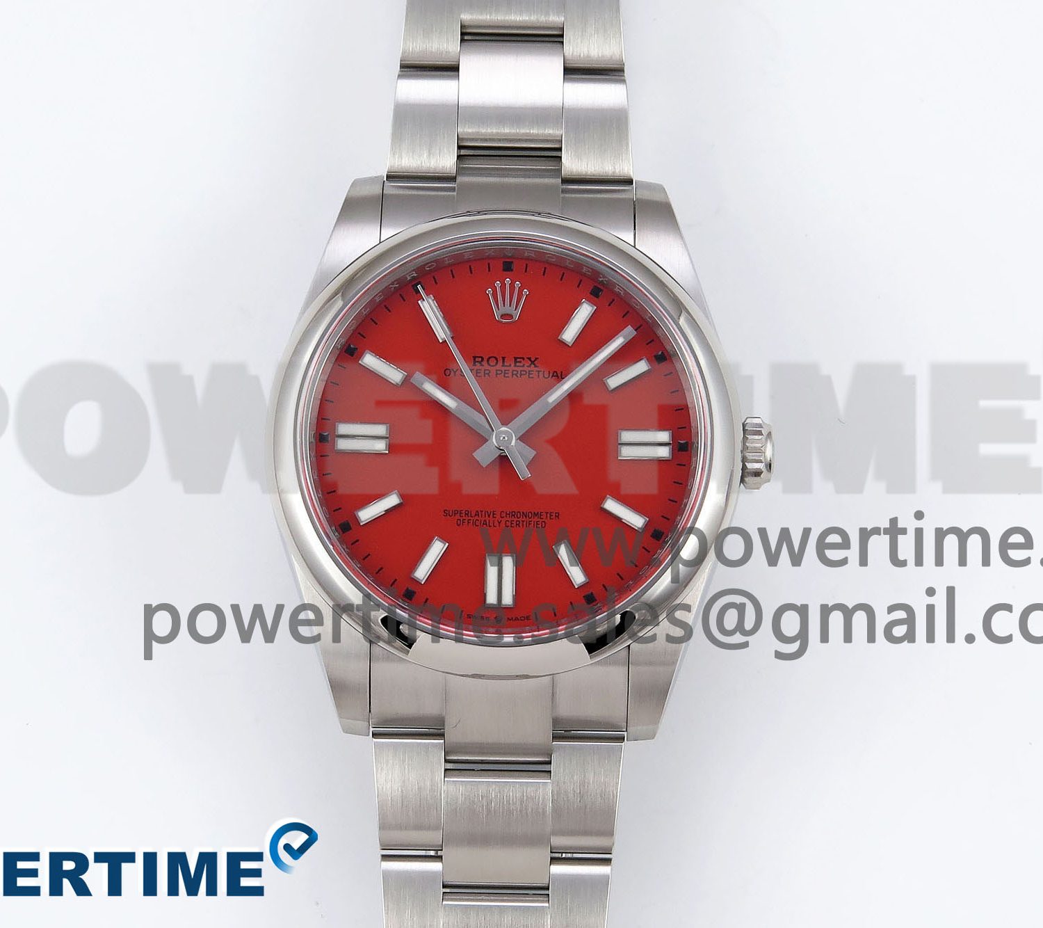 Oyster Perpetual 126000 41mm Clean 1:1 Best Edition 904L Steel Red Dial VR3230