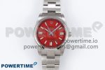 Oyster Perpetual 126000 41mm Clean 1:1 Best Edition 904L Steel Red Dial VR3230