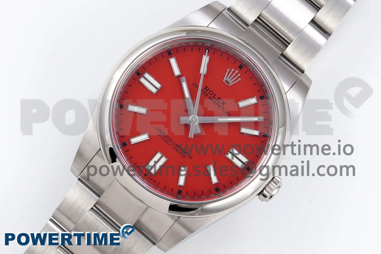 Oyster Perpetual 126000 41mm Clean 1:1 Best Edition 904L Steel Red Dial VR3230 - Image 2
