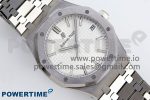 Royal Oak 41mm 15500 SS SF 1:1 Best Edition White Dial on SS Bracelet SA4302 Super Clone - Image 3