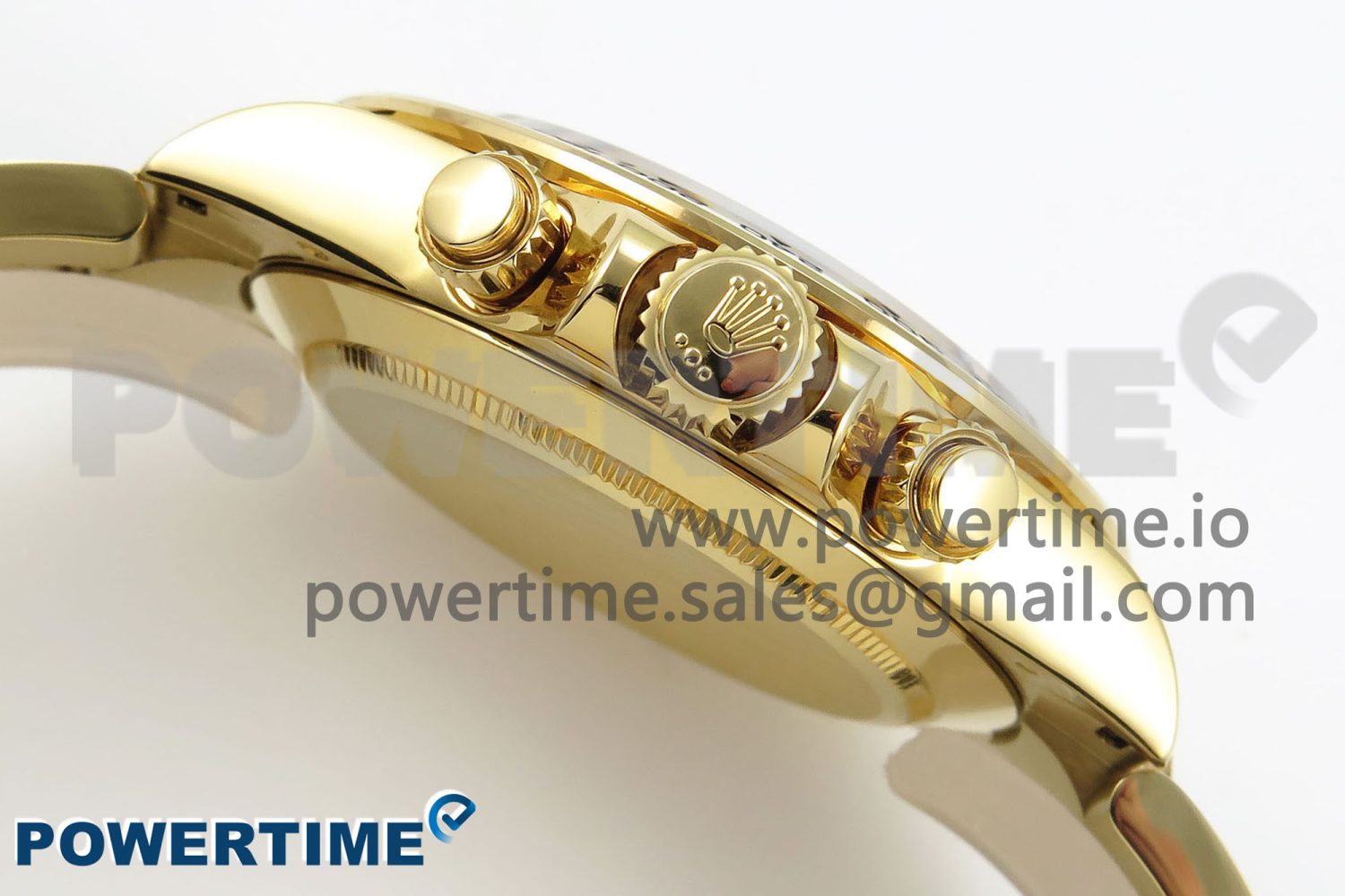 Daytona 116508 QF 1:1 Best Edition White/Black Numeral Dial on YG Bracelet SH4130 V3 (Gain Weight) - Image 6